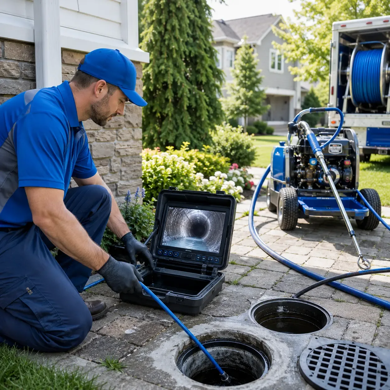 Outdoor drain cleaning professionals serving Albany, IN